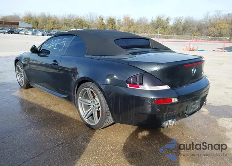 2007 BMW M6 из США, поврежденный, VIN WBSEK93587CS32620